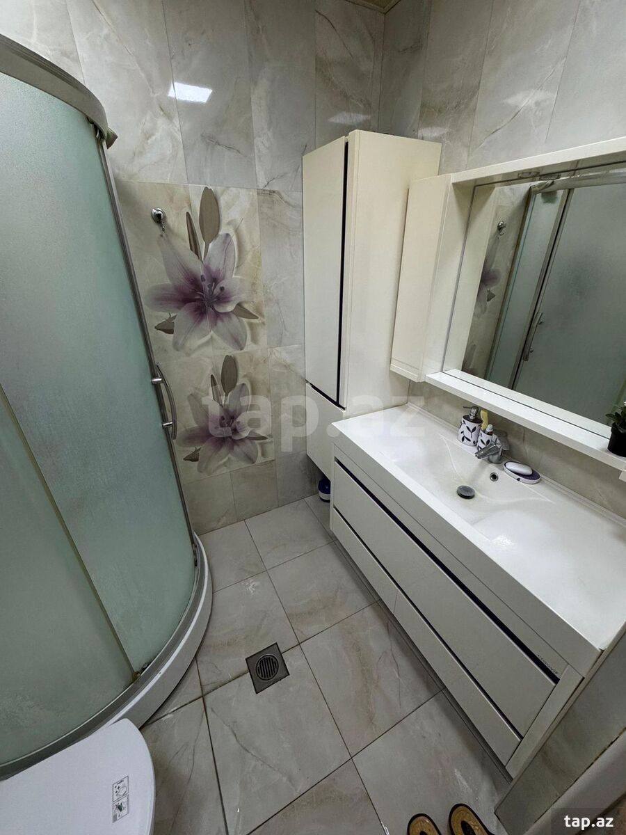 3-otaqlı mənzil kirayə verilir, Elmlər Akademiyası m., 60 m² (9)