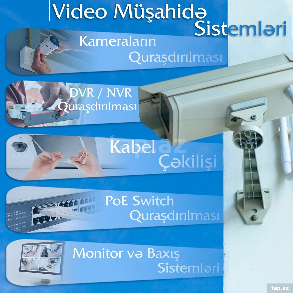 Kamera və domofon xidməti