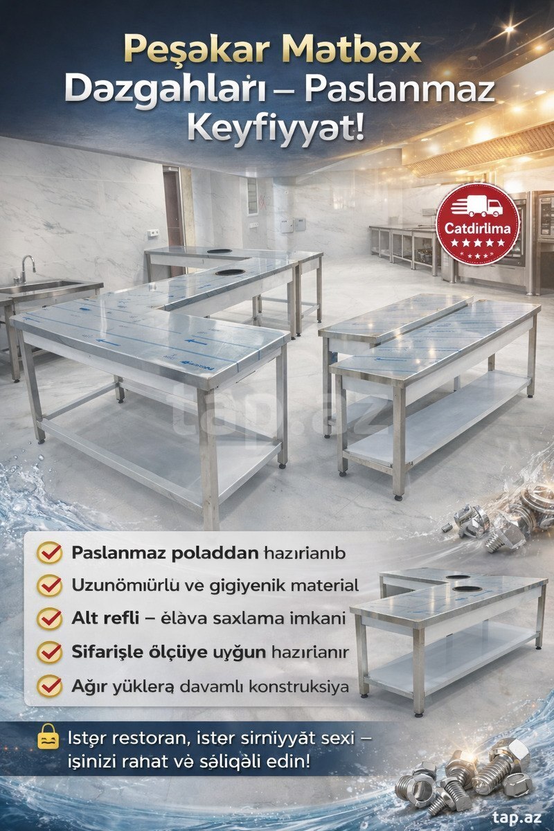 Peşəkar mətbəx dəzgahları