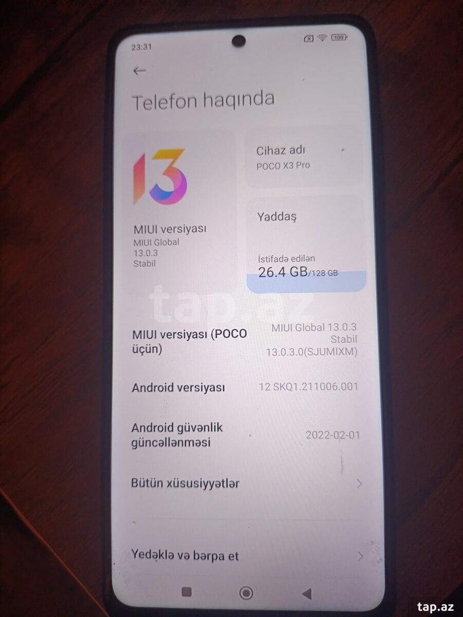 Xiaomi Poco X3 Pro Frost Blue 128GB/8GB