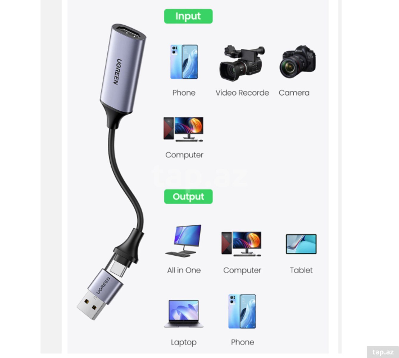 HDMI Video Capture Card  " UGREEN " (8)