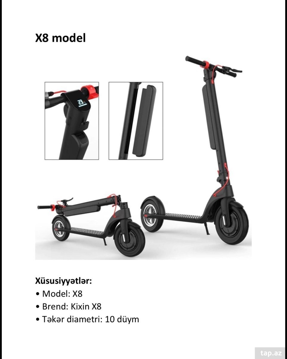 Elektrik skuter X8 (4)