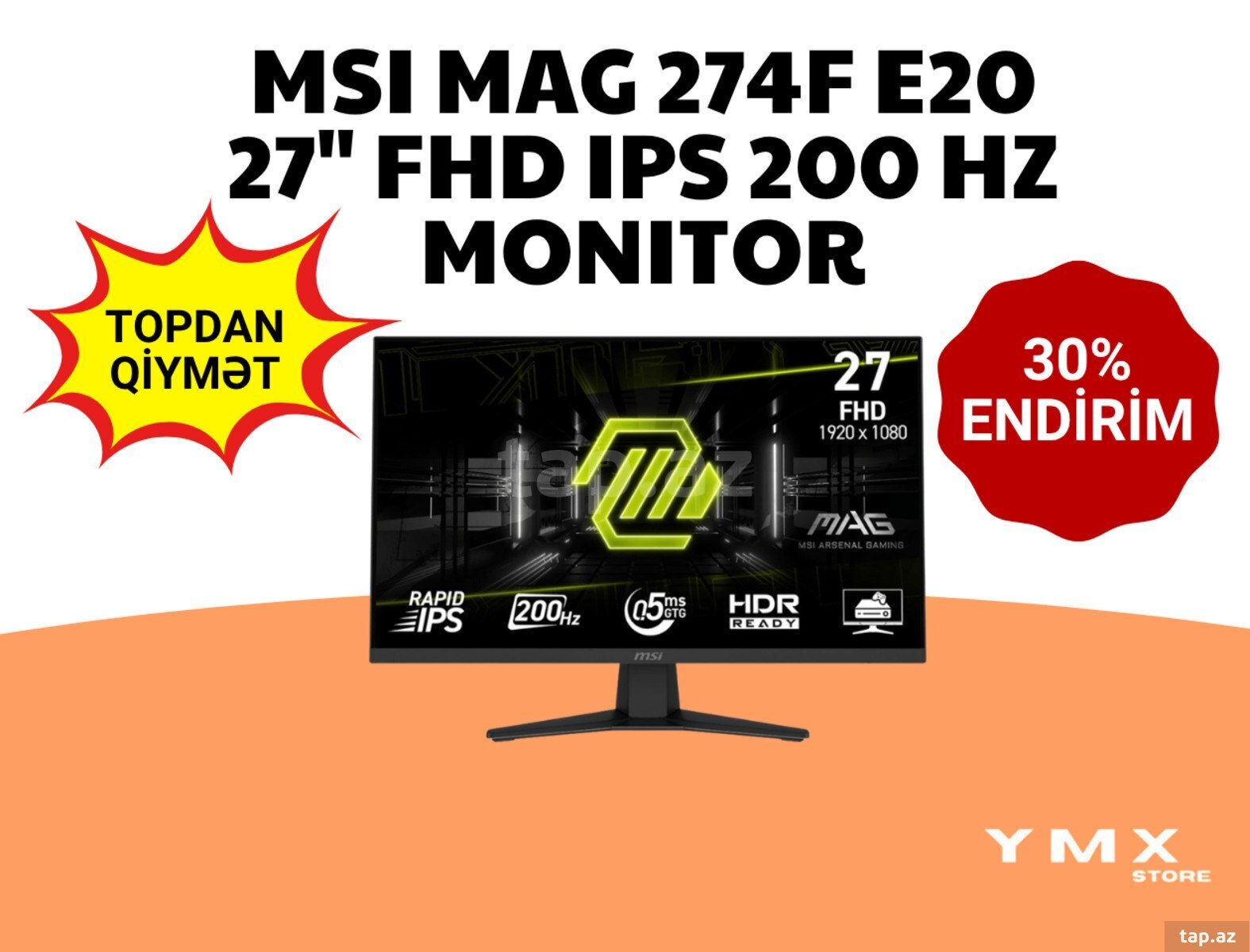 Monitor MSI MAG 274F 200HZ