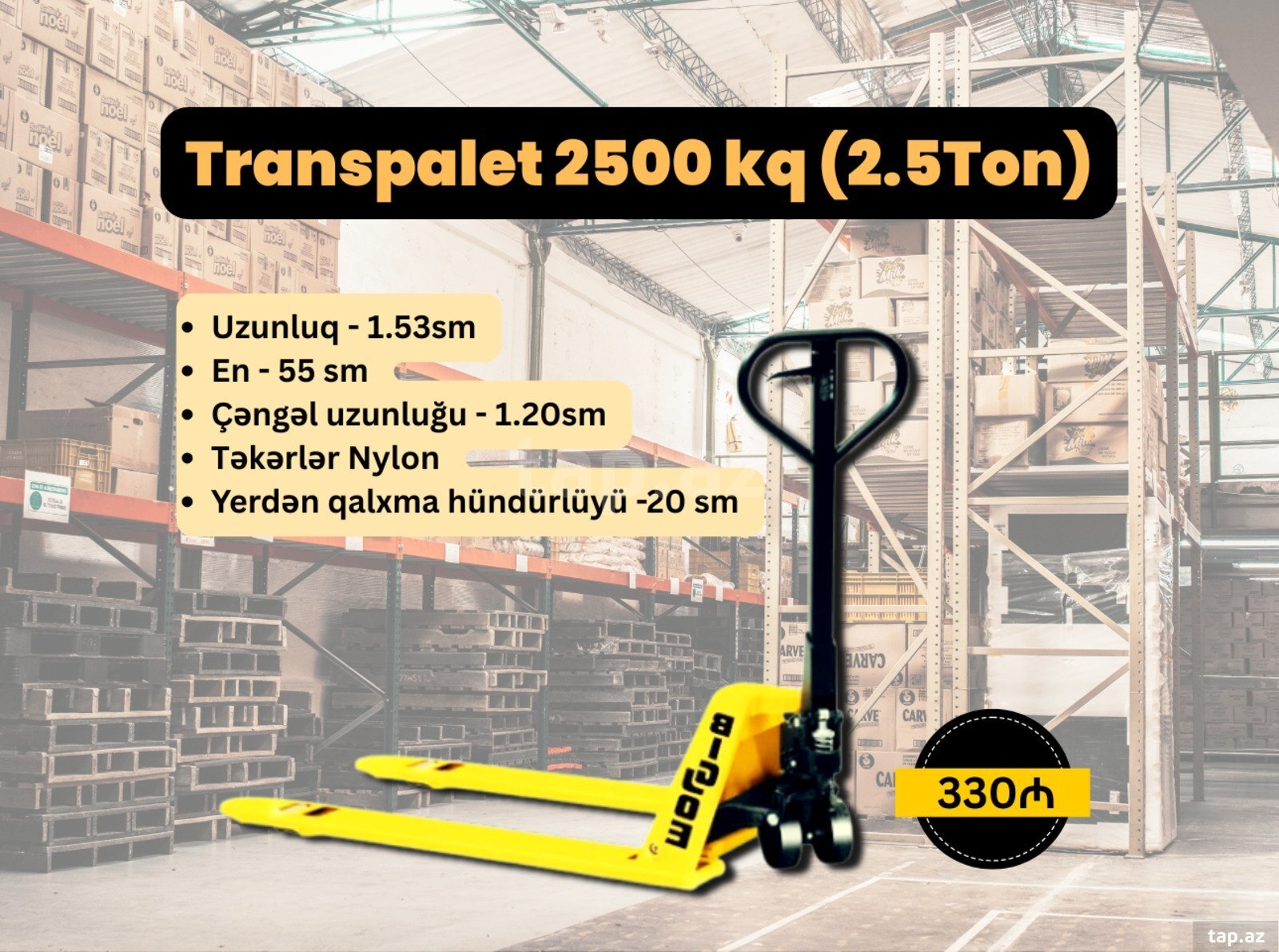 TY-25 Transpalet 2.5T (2500kq)