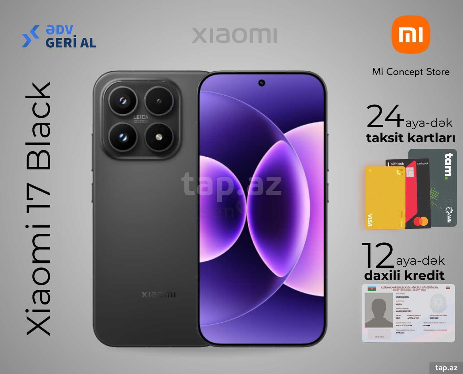 Xiaomi 17 Black 512GB/12GB