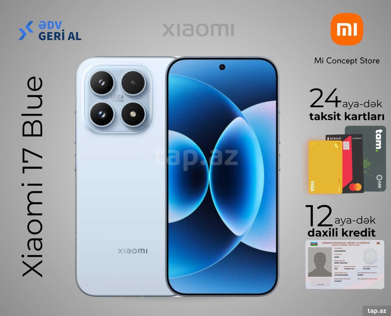 Xiaomi 17 Blue 256GB/12GB