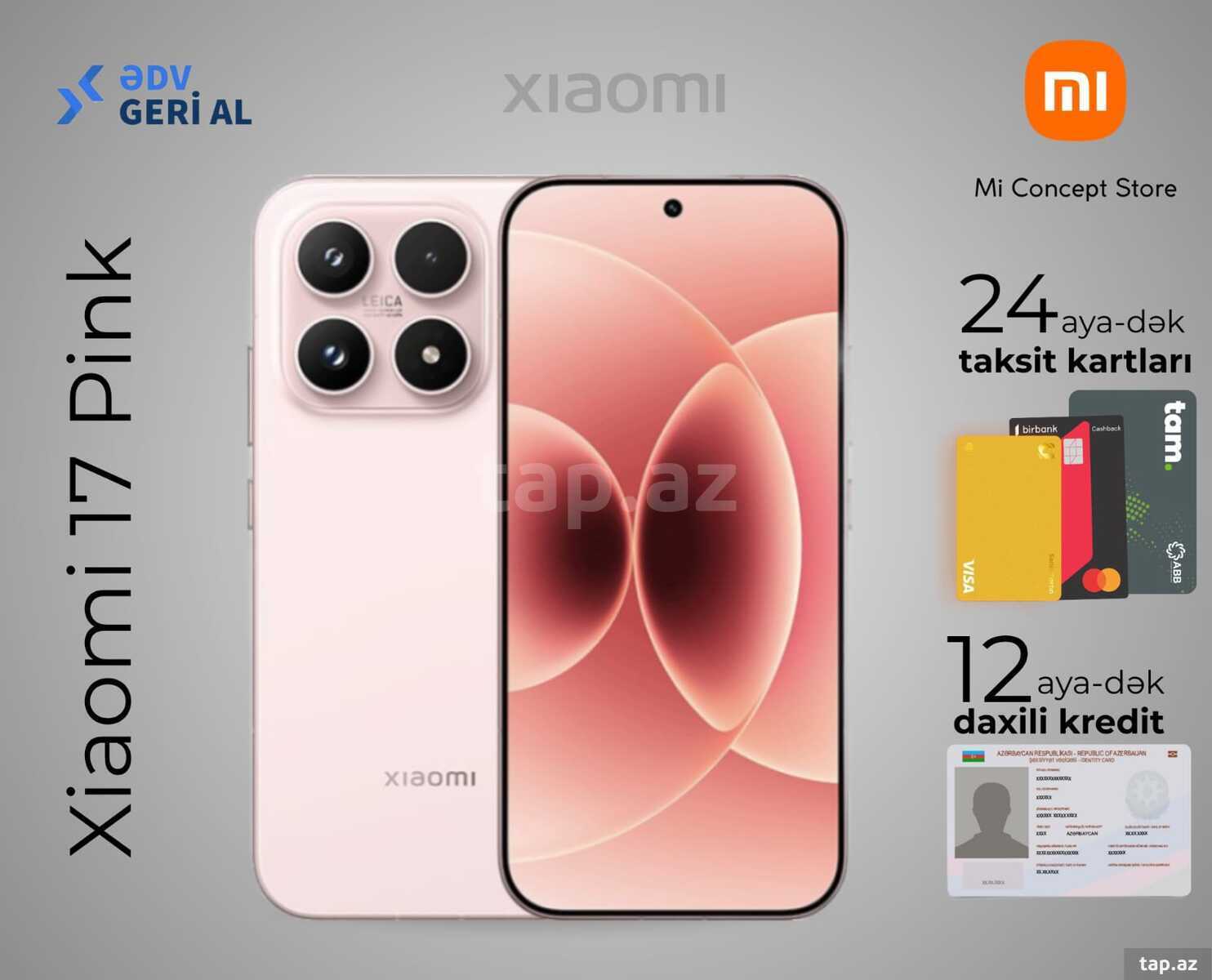 Xiaomi 17 Pink 256GB/12GB