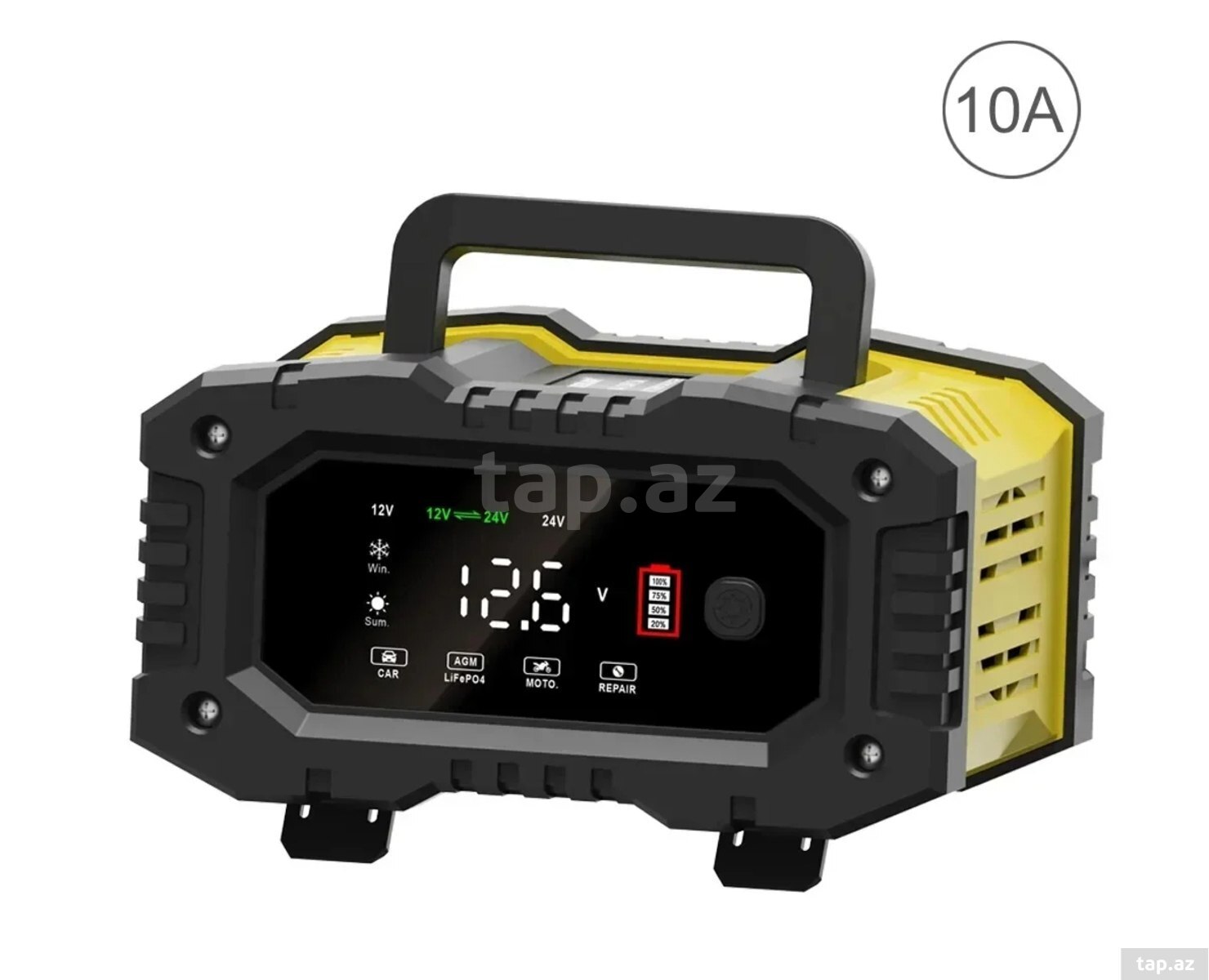 Akkumulyatoru şarj edici 10A 12V/24V