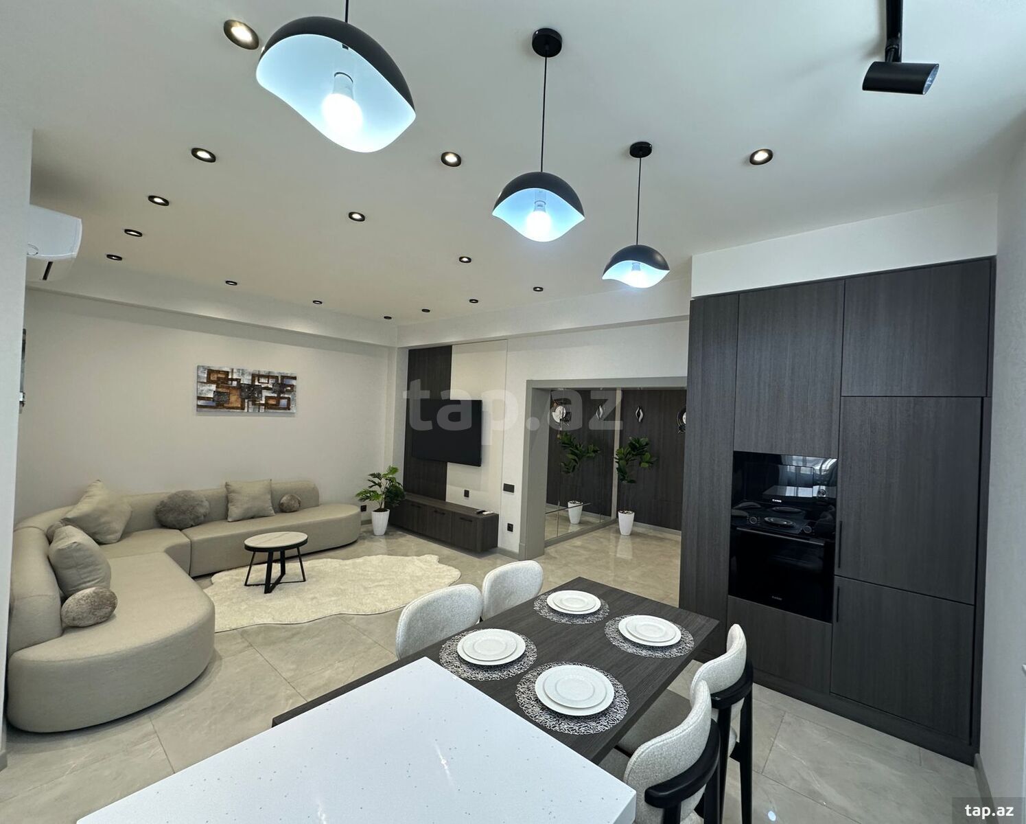 3-otaqlı yeni tikili kirayə verilir, 28 May m., 90 m² (9)