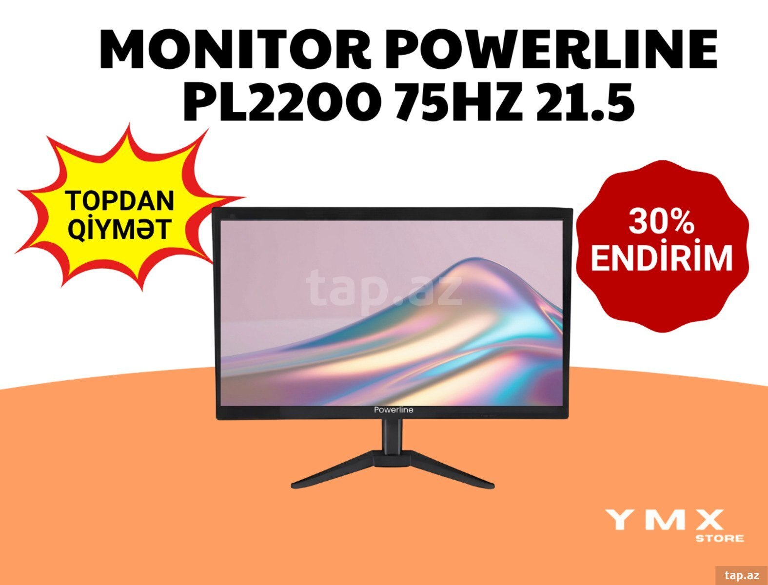 MONITOR POWERLINE PL2200 75HZ 21.5