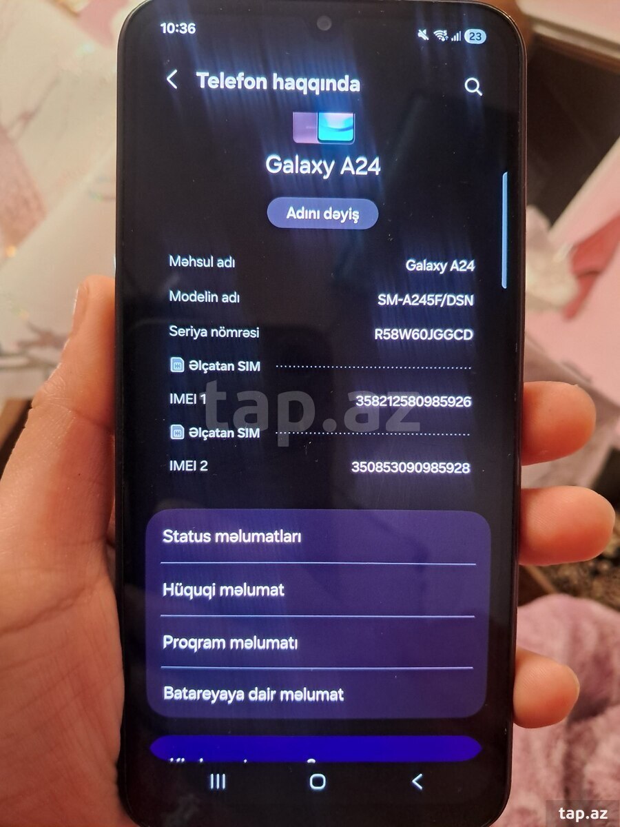 Samsung Galaxy A24 4G Dark Red 128GB/6GB (4)