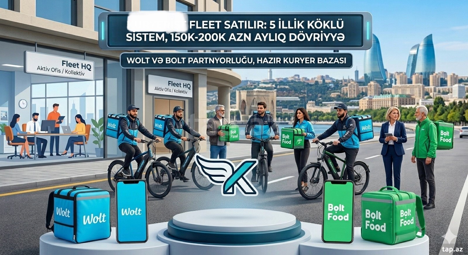 Hazır biznes (kuryer bazası)