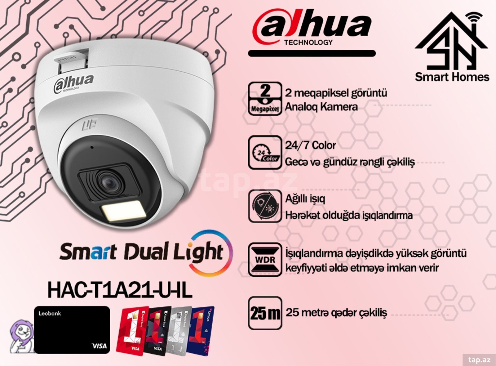 Dahua analoq videomüşahidə kameraları (2)