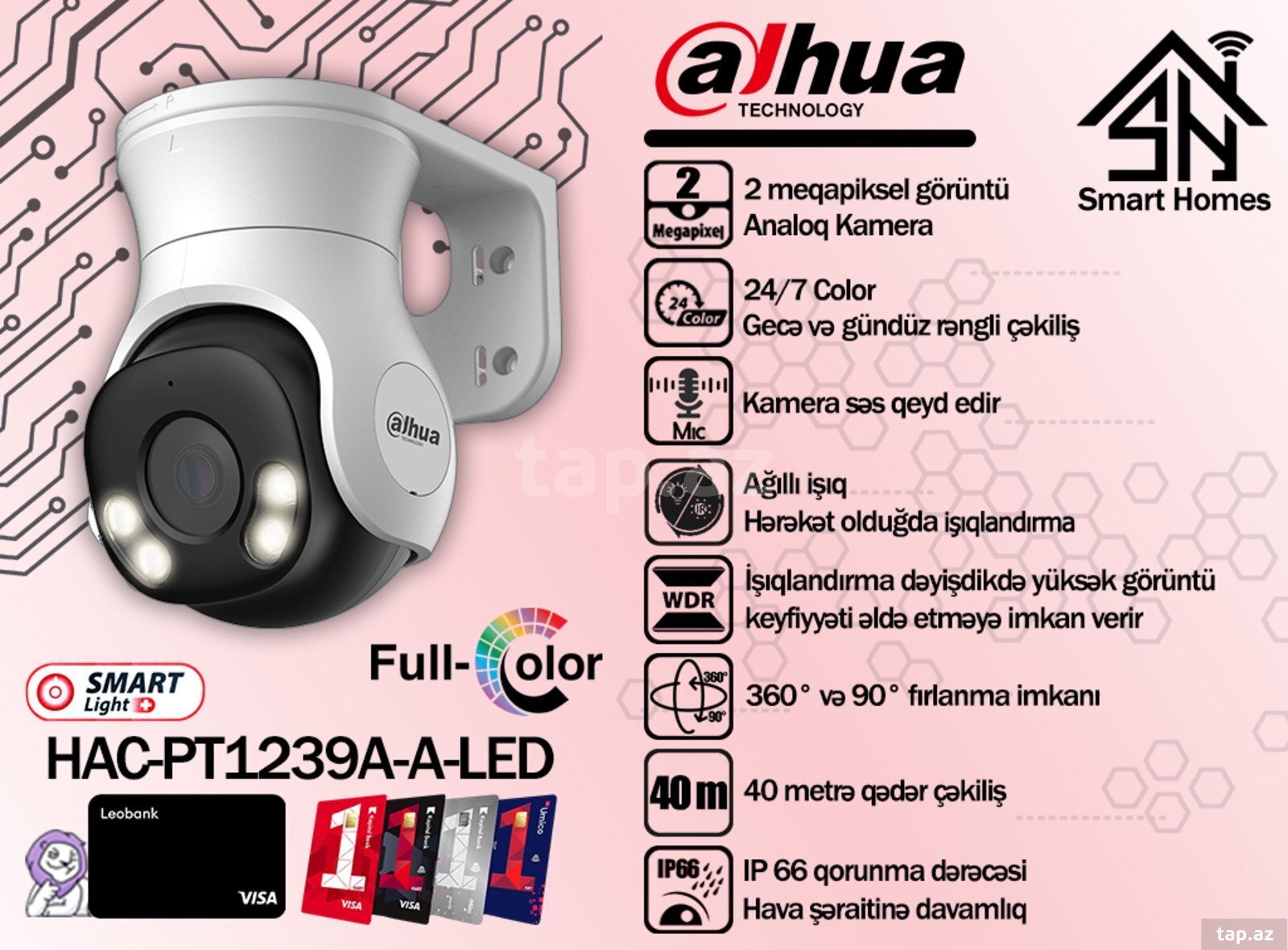 Dahua analoq videomüşahidə kameraları (9)