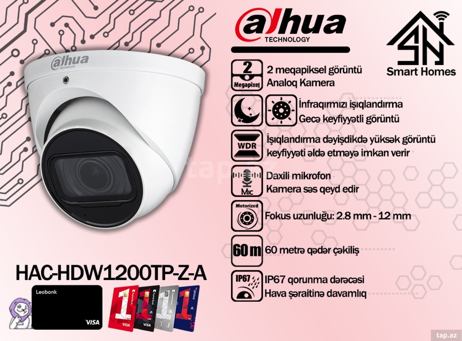 Dahua analoq videomüşahidə kameraları (10)