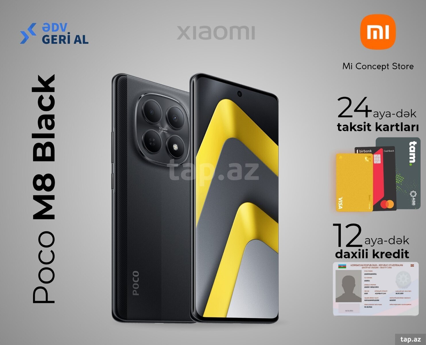 Xiaomi Poco M8 5G Black 256GB/8GB