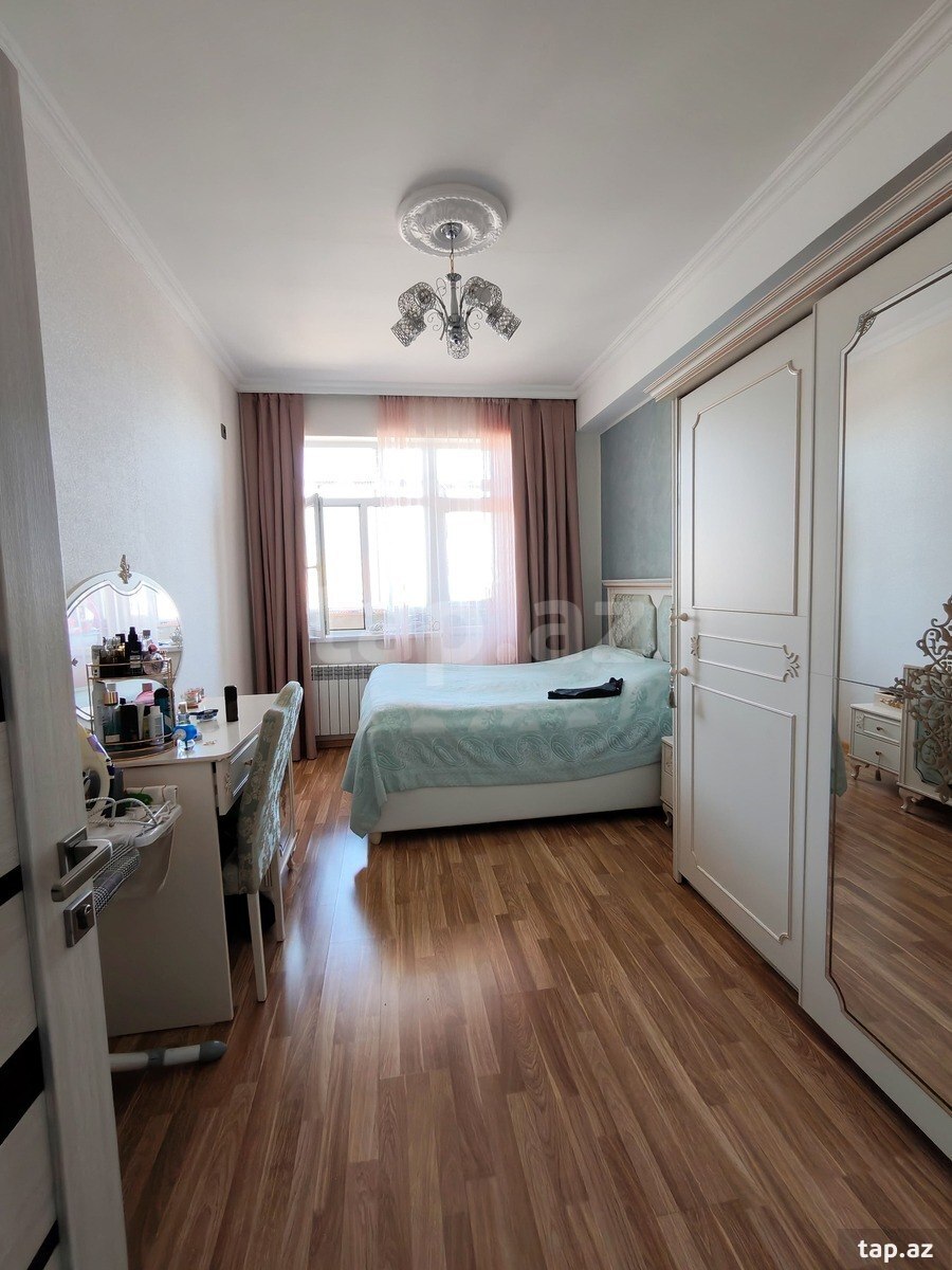 3-otaqlı yeni tikili, Həzi Aslanov m., 108 m² (3)