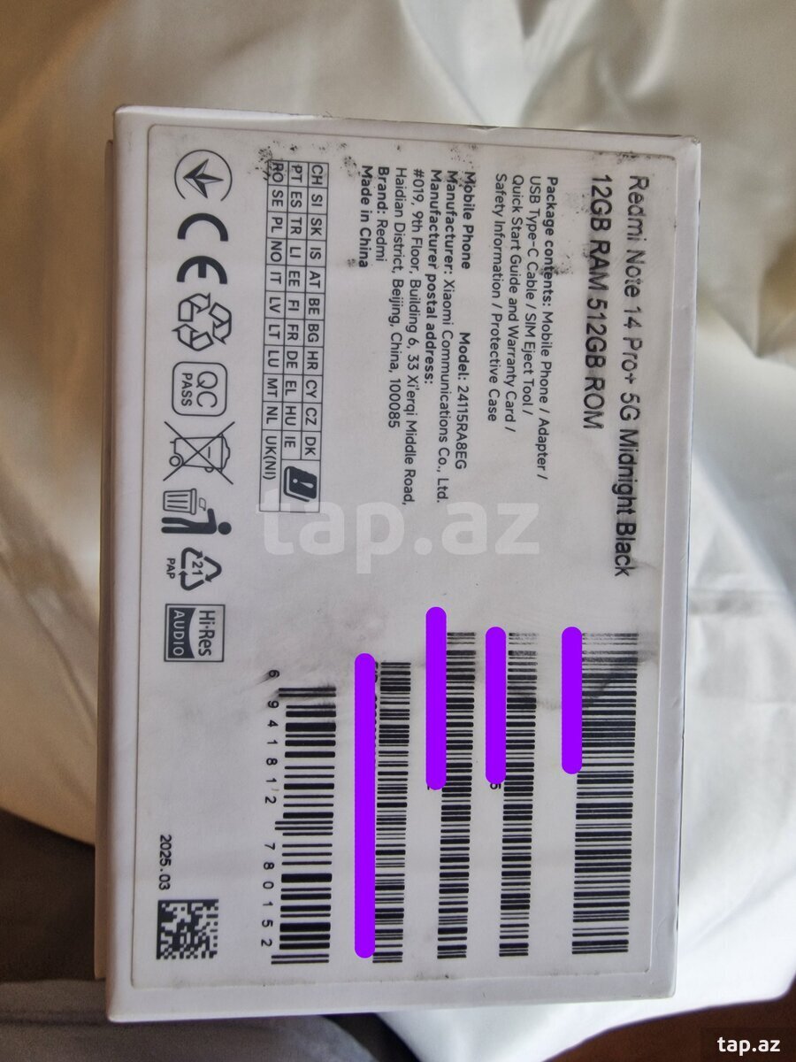 Xiaomi Redmi Note 14 Pro+ 5G Midnight Black 512GB/12GB (6)