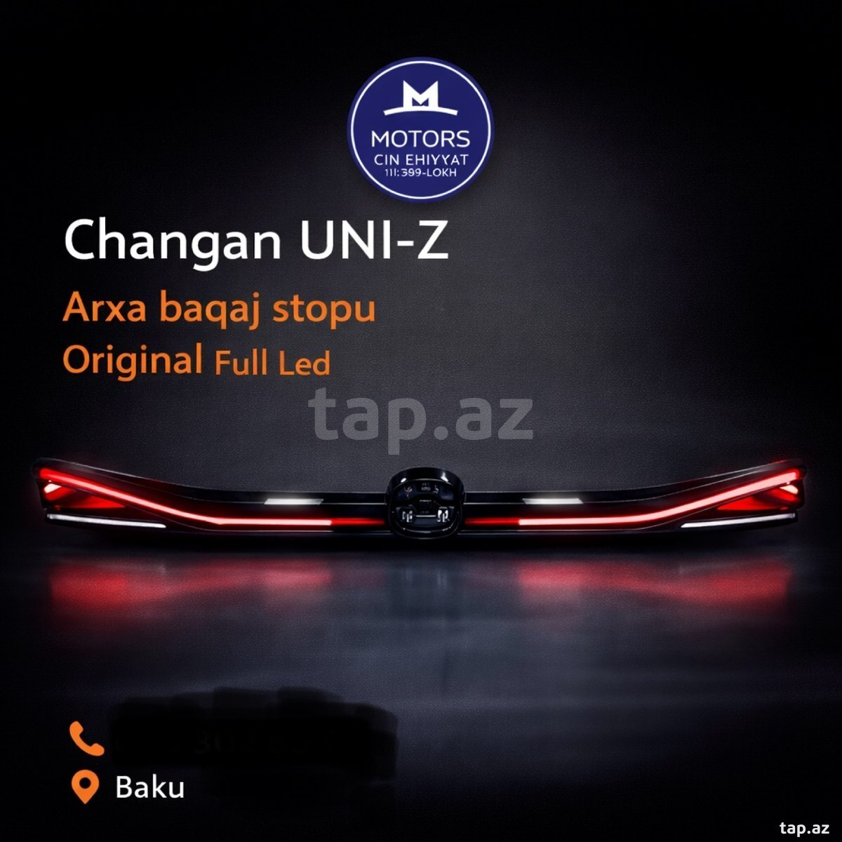 Changan UNI-Z LED baqaj stop işığı
