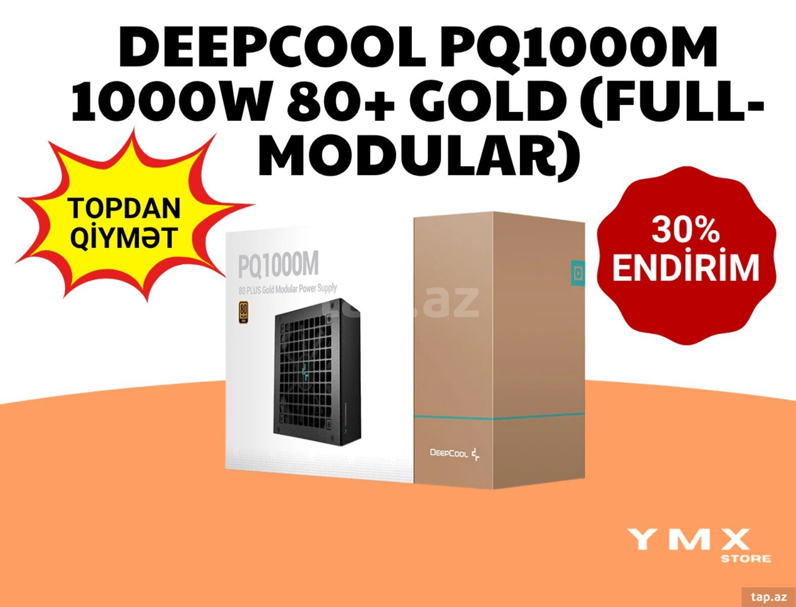 DeepCool PQ1000M 1000W 80+ Gold (Full-Modular)