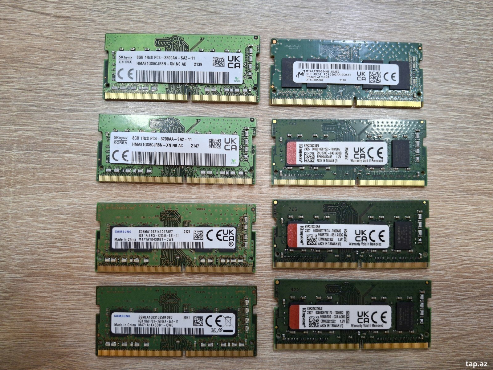 Operativ yaddaş DDR4 3200 AA 8GB RAM (2)
