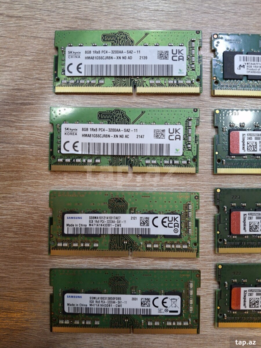 Operativ yaddaş DDR4 3200 AA 8GB RAM (3)