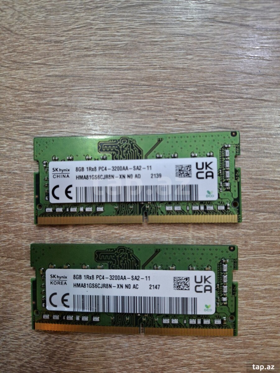 Operativ yaddaş DDR4 3200 AA 8GB RAM (6)