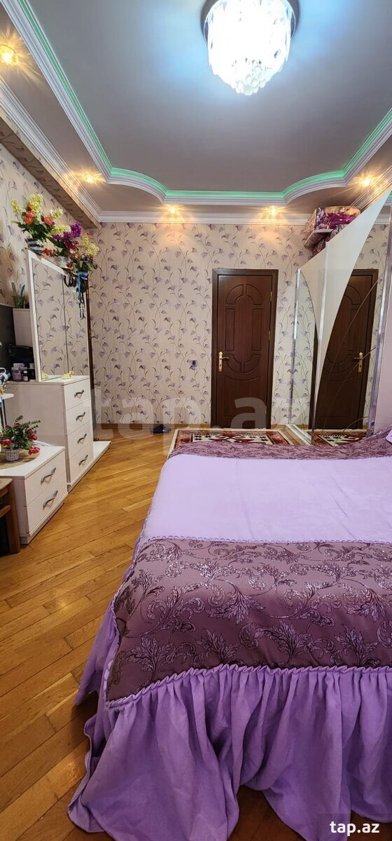3-otaqlı yeni tikili kirayə verilir, N. Nərimanov m., 124 m²