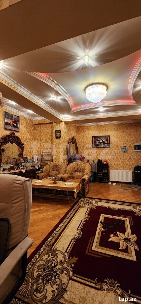 3-otaqlı yeni tikili kirayə verilir, N. Nərimanov m., 124 m²
