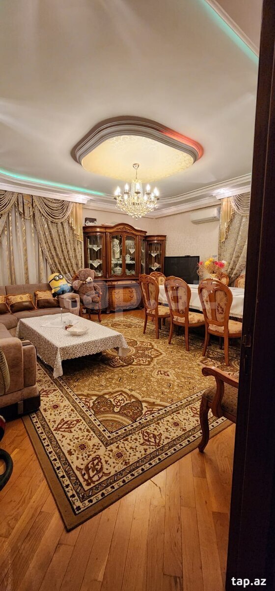 3-otaqlı yeni tikili kirayə verilir, N. Nərimanov m., 124 m²