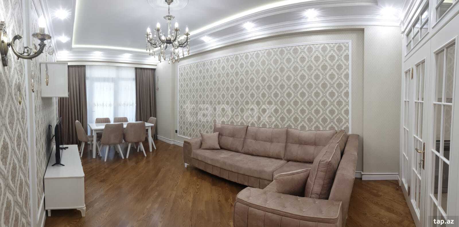 3-otaqlı yeni tikili kirayə verilir, Nərimanov r., 110 m² (2)