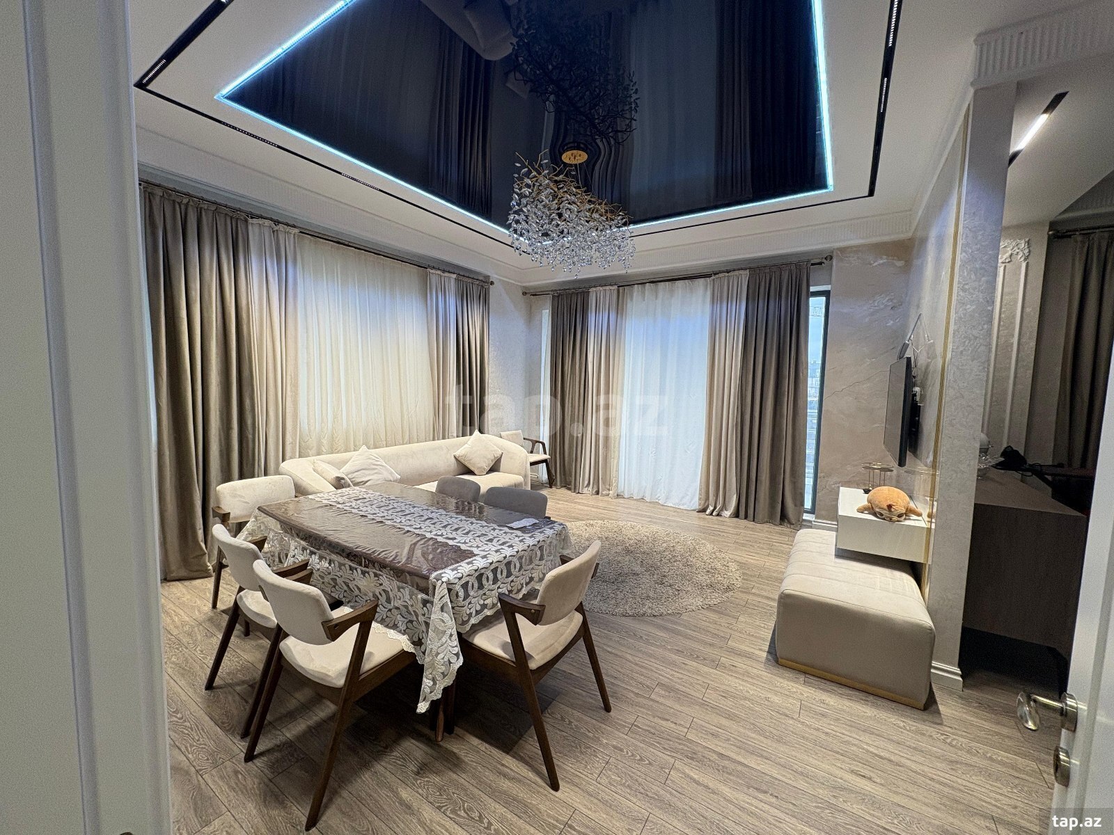 3-otaqlı yeni tikili kirayə verilir, Ağ şəhər, 100 m²