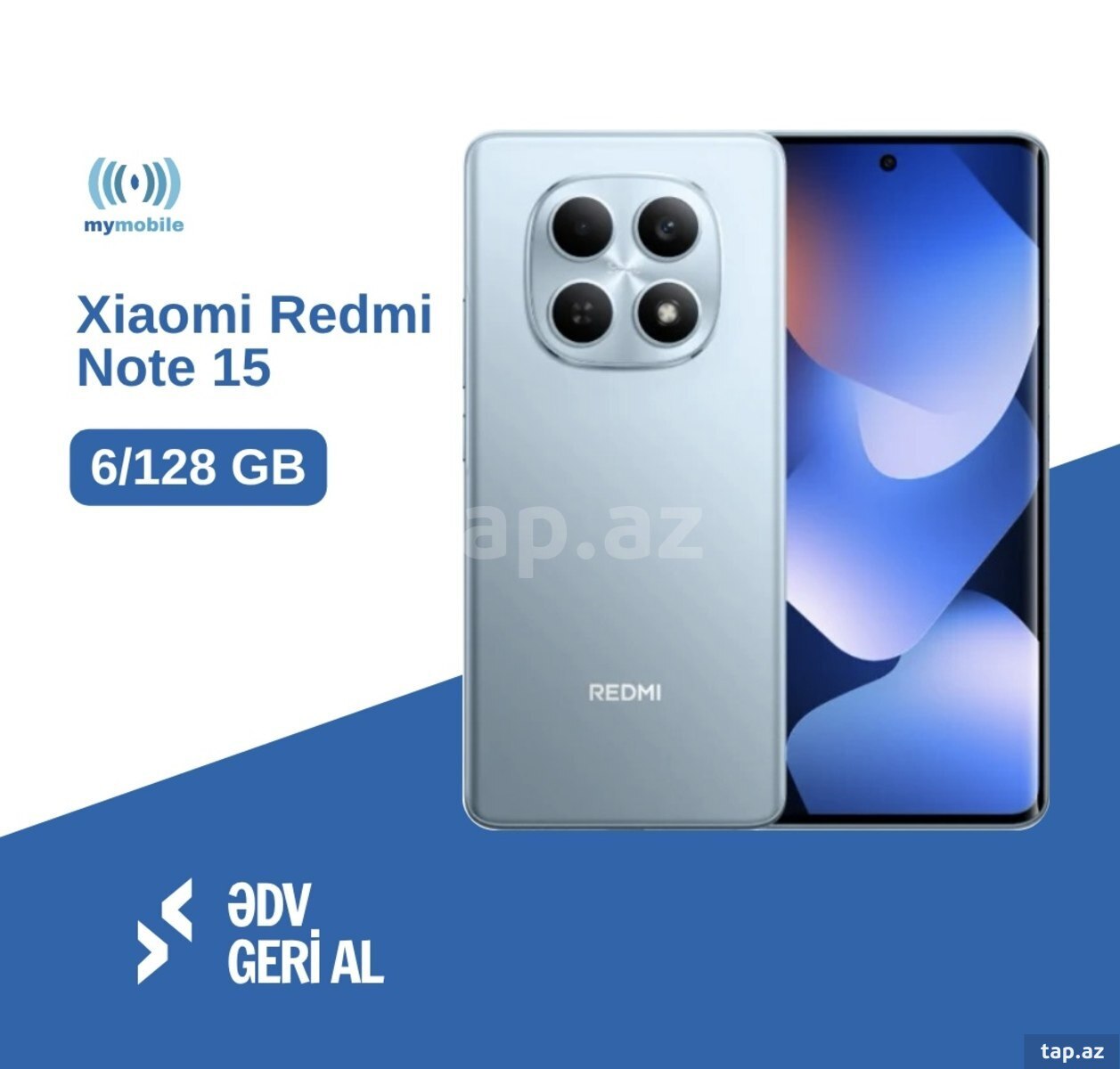 Xiaomi Redmi Note 15 6/128GB Glacier Blue