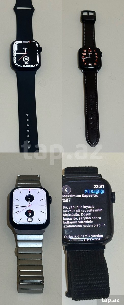 Apple Watch Series 9 Aluminum Midnight 45mm (5)