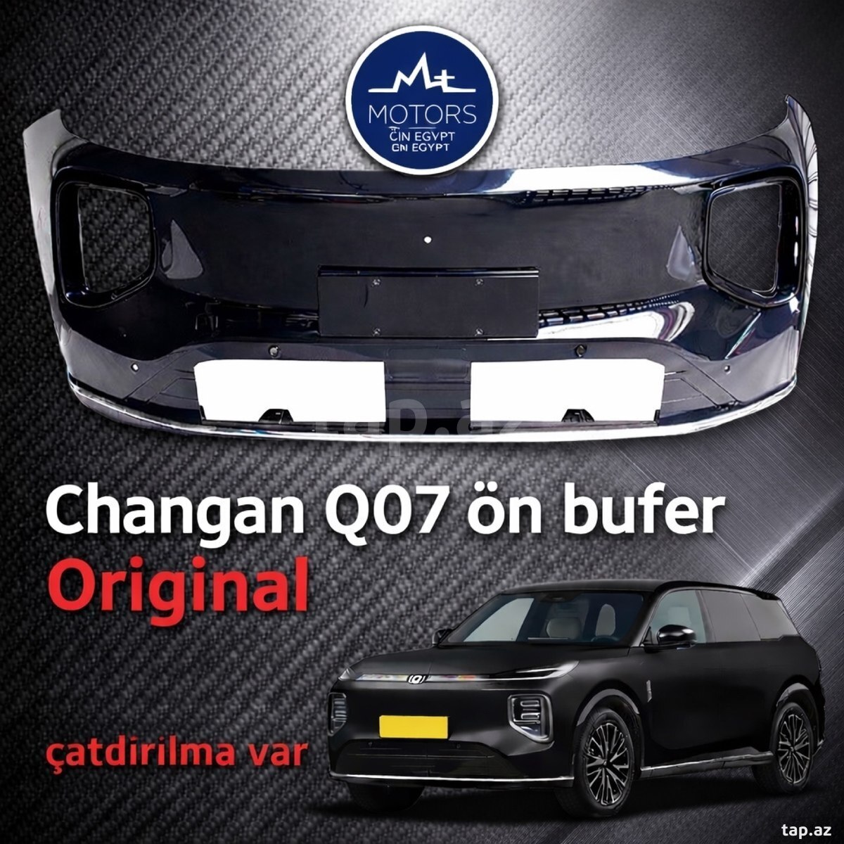 Changan Q07 ön bufer ağ və qara 