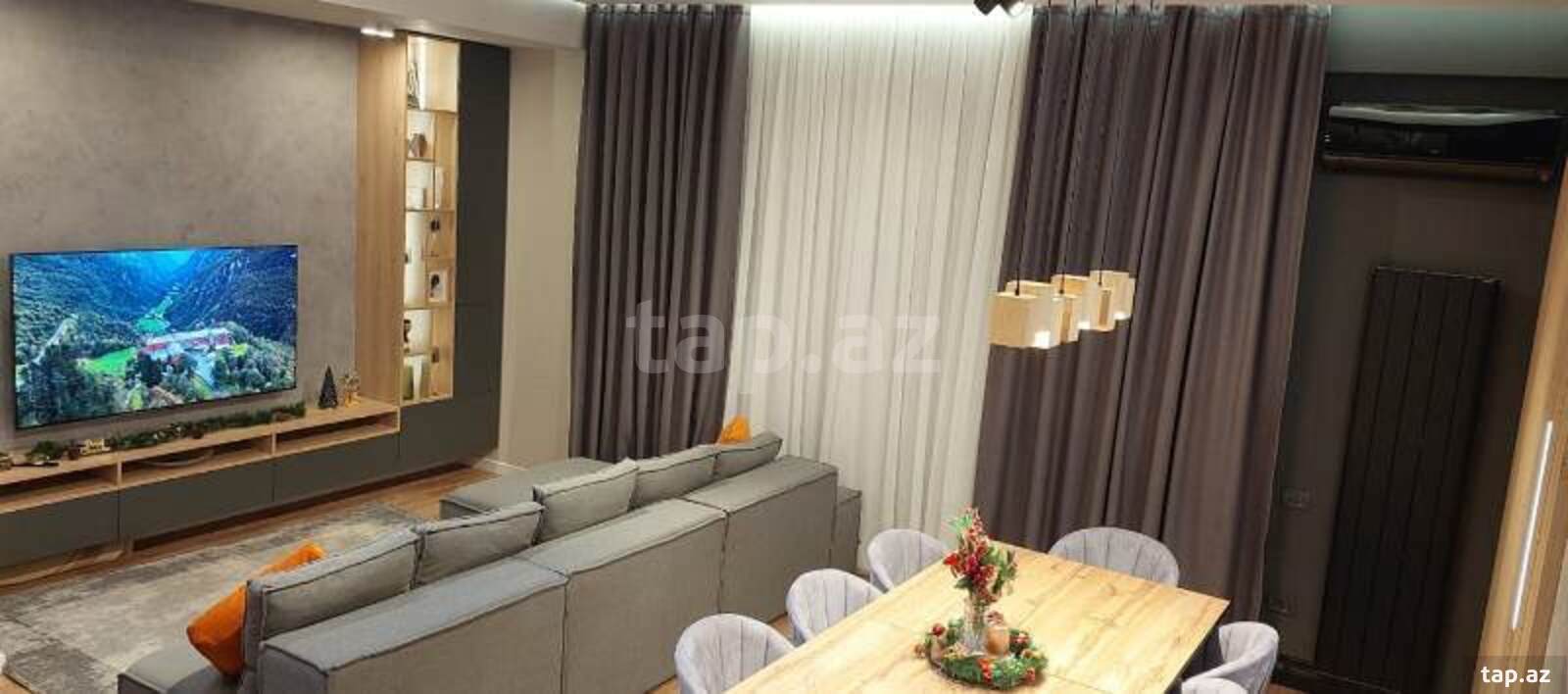 3-otaqlı yeni tikili, Nərimanov r., 130 m² (5)