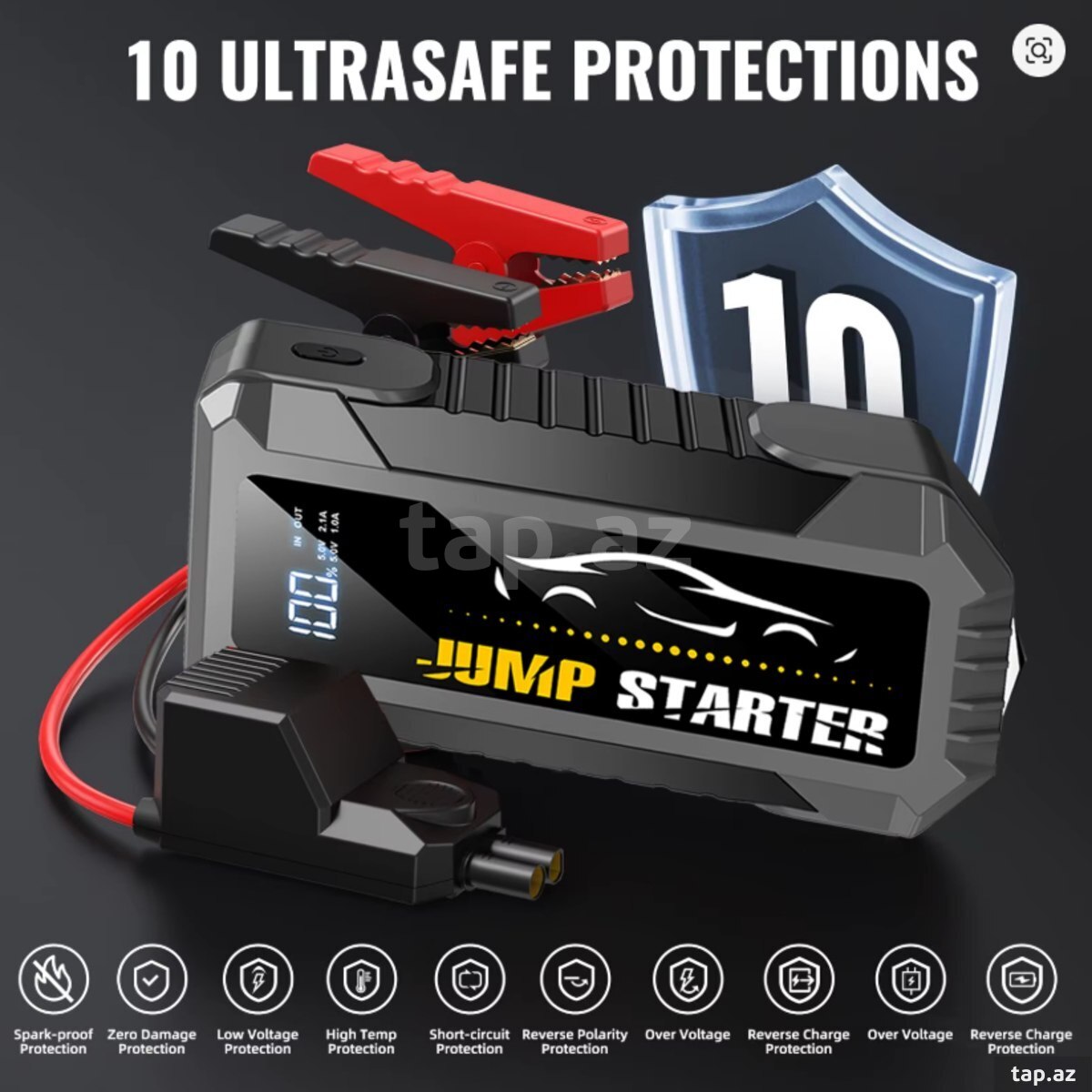 Avtomobil üçün Jump Starter 2000A (3)