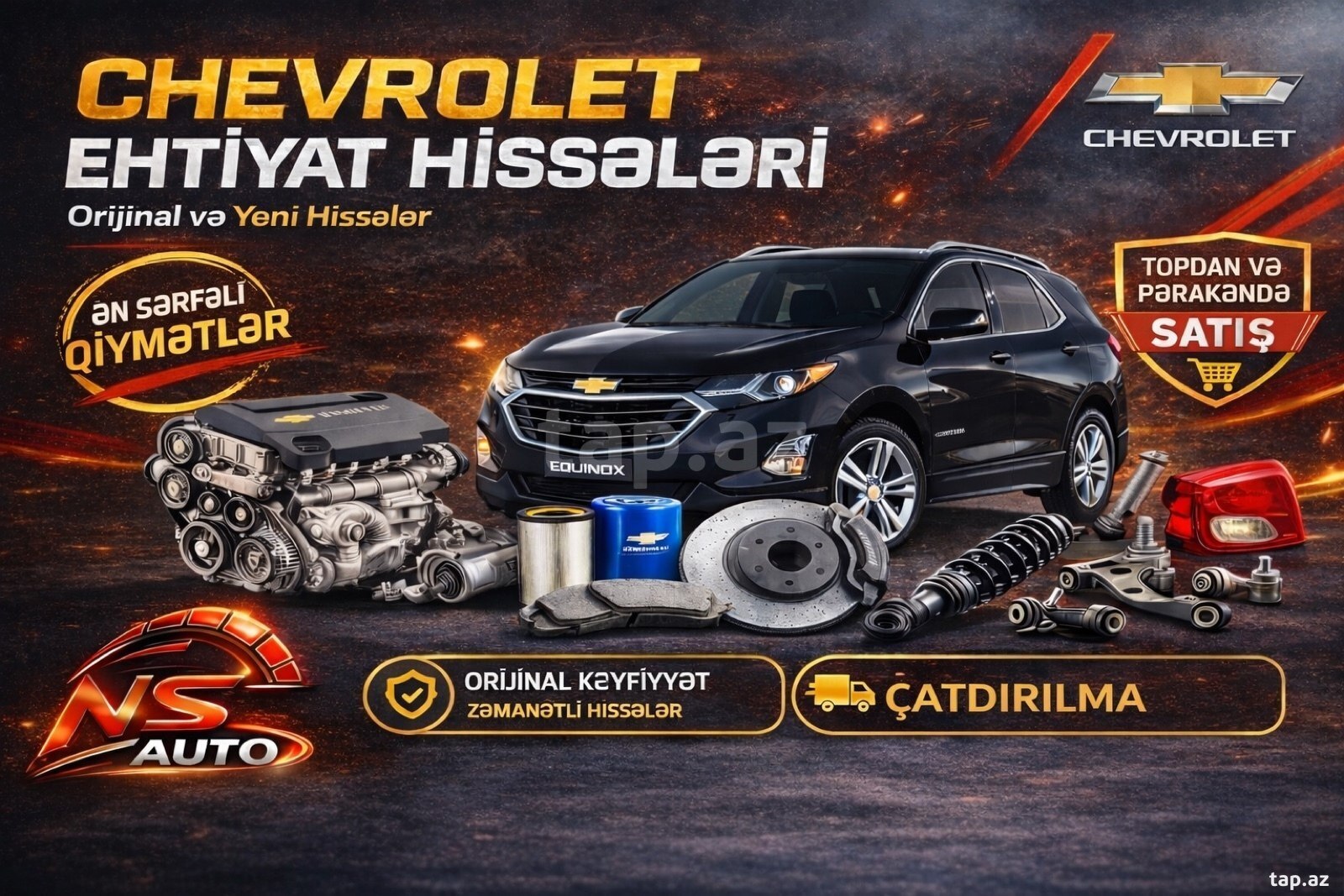 "Chevrolet Equinox" ehtiyat hissələri (2)