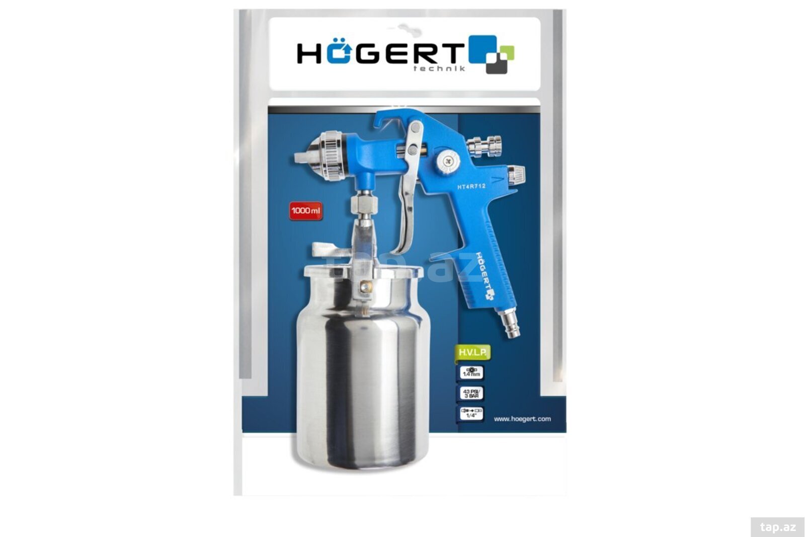 Boya vuran pulverizator 1000ml Högert HT4R712 (2)