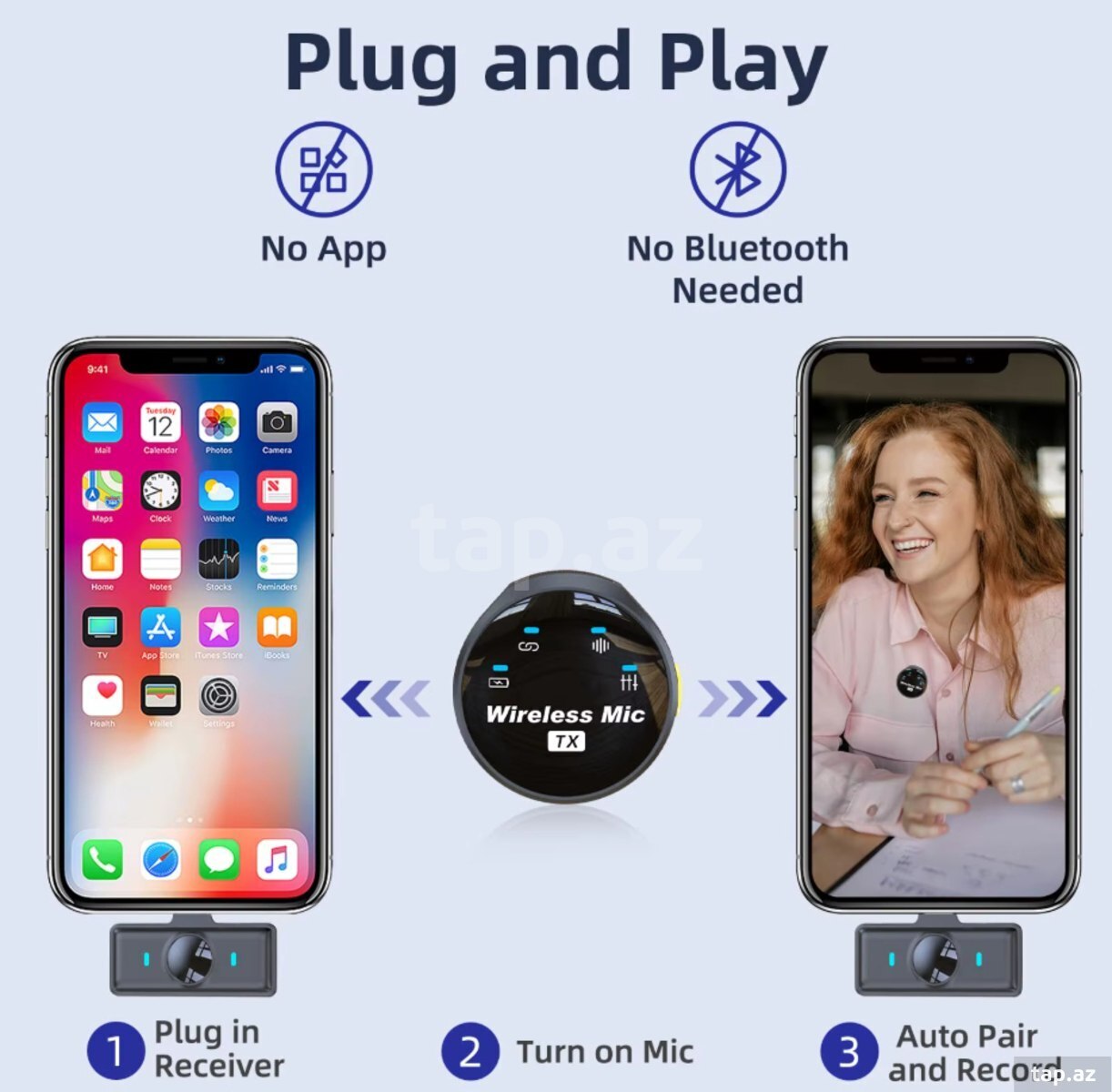 Yaxa mikrofonu iPhone və Typec (3)