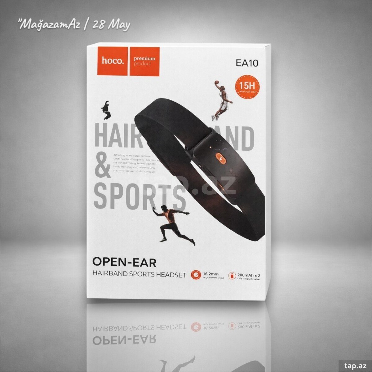 Hoco EA10 Open-Ear Hairband Sports Bluetooth qulaqlıq
