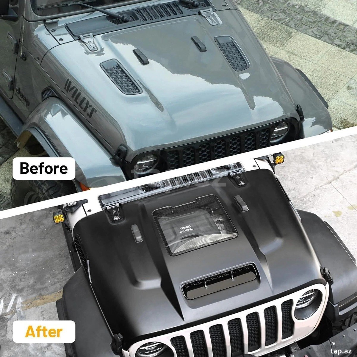 Jeep wrangler Capsule Style kapotu