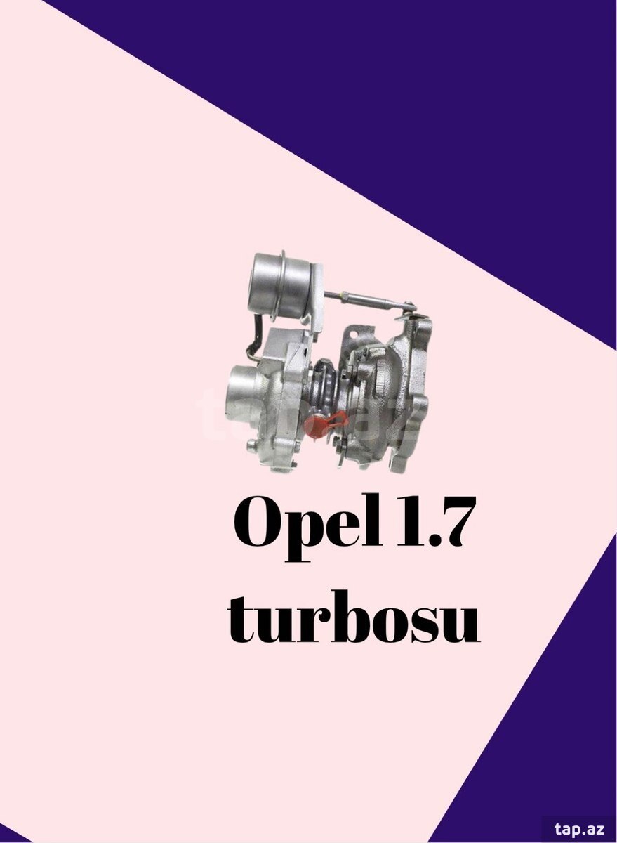 Opel Astra H1.7 turbosu və turbo kartici