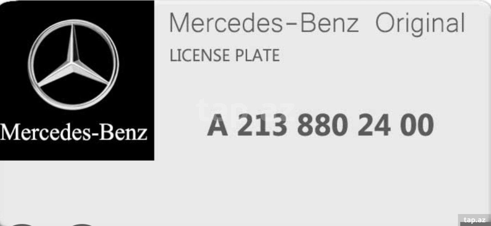 Mercedes W221 nömrə altlığı (8)