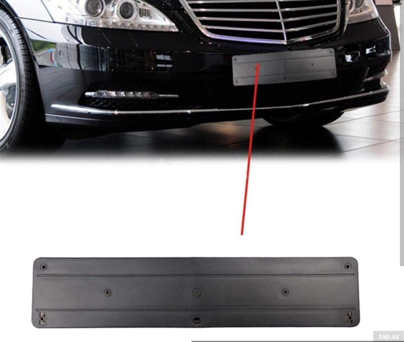 Mercedes W221 nömrə altlığı