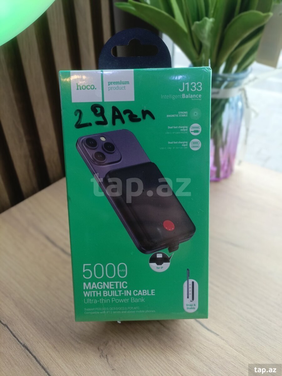 Power bank 5000 mah j133  "Hoco"