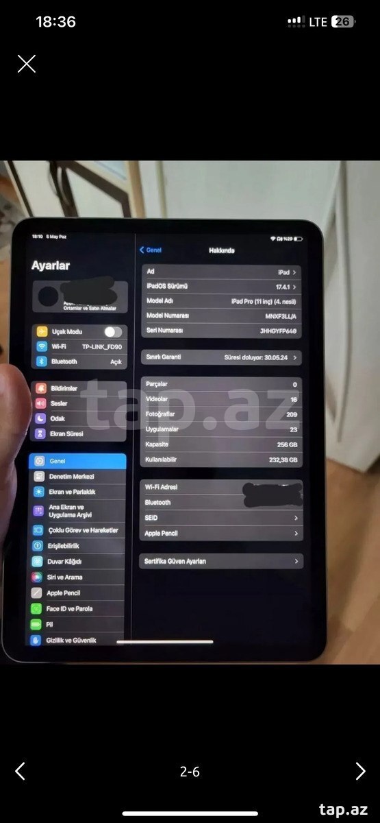 iPad m2 pro ( 2022) 256GB/8 (3)
