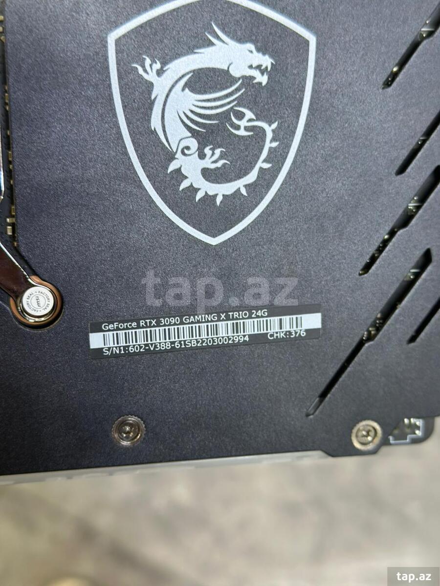 Vidoekart "Msi Gaming X Trio RTX 3090 24GB" (5)