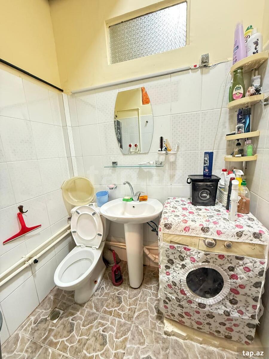 2-otaqlı mənzil kirayə verilir, Gəncə pr., 45 m² (9)