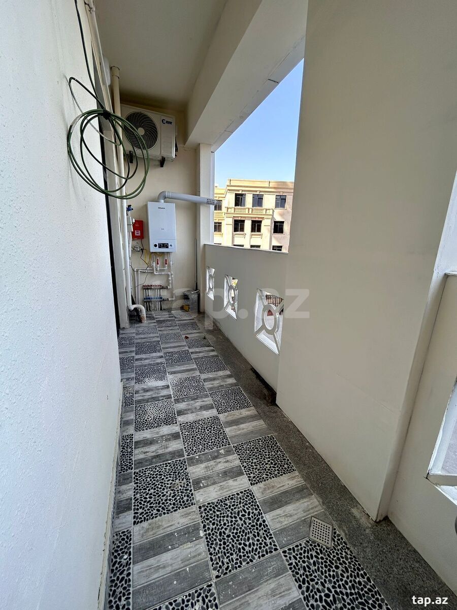 3-otaqlı yeni tikili kirayə verilir, Bayıl qəs., 75 m² (9)